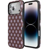 image:imageCasely iPhone 17 Pro Case  Spotted in SoHo  Burgundy Polka Dot  Bold Protective Design  Compatible with MagSafe