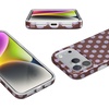 image:imageCasely iPhone 17 Pro Case  Spotted in SoHo  Burgundy Polka Dot  Compatible with MagSafe  Classic Ultra Slim Design