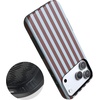 image:imageCasely iPhone 17 Pro Case  Sunday in Brooklyn  Chocolate Blue Stripes  Bold Protective Design  Compatible with MagSafe
