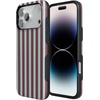image:imageCasely iPhone 17 Pro Case  Sunday in Brooklyn  Chocolate Blue Stripes  Bold Protective Design  Compatible with MagSafe