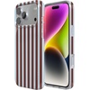 image:imageCasely iPhone 17 Pro Case  Sunday in Brooklyn  Chocolate Blue Stripes  Compatible with MagSafe  Classic Ultra Slim Design
