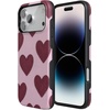 image:imageCasely iPhone 17 Pro Case  Whole Lotta Love  Plum Hearts  Bold Protective Design  MagSafe Compatible Design