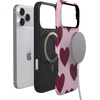 image:imageCasely iPhone 17 Pro Case  Whole Lotta Love  Plum Hearts  Bold Protective Design  MagSafe Compatible Design