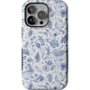 image:imageCasely iPhone 13 Pro Case  Blue Vintage Rabbits in Spring Flowers  Compatible with MagSafe  Bold Protective Design
