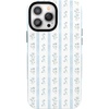 image:imageCasely iPhone 13 Pro Case  Cottage Stripe  Blue Floral  Bold Protective Design  Compatible with MagSafe
