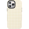 image:imageCasely iPhone 13 Pro Case  Pastel Picnic  Yellow Gingham  Bold Protective Design  Compatible with MagSafe
