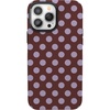 image:imageCasely iPhone 13 Pro Case  Spotted in SoHo  Burgundy Polka Dot  Bold Protective Design  Compatible with MagSafe