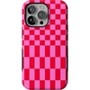 image:imageCasely iPhone 13 Pro Case  Vibe Check  Pink Checkerboard  Bold Protective Design  Compatible with MagSafe