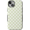 image:imageCasely iPhone 14 Case  Mint Lattice  Sunday Best  Bold Protective Design  Compatible with MagSafe