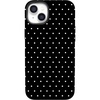 image:imageCasely iPhone 14 Plus Case  On the Dot  Black Polka Dot  Bold Protective Design  Compatible with MagSafe