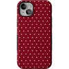 image:imageCasely iPhone 14 Plus Case  On the Dot  Maroon Polka Dot  Bold Protective Design  MagSafe Compatible Design