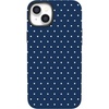 image:imageCasely iPhone 14 Plus Case  On the Dot  Navy Polka Dot  Bold Protective Design  Compatible with MagSafe