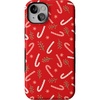 image:imageCasely iPhone 14 Plus Case  Peppermint Kiss  Candy Cane  Bold Protective Design  MagSafe Compatible Design