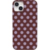 image:imageCasely iPhone 14 Plus Case  Spotted in SoHo  Burgundy Polka Dot  Compatible with MagSafe  Classic Ultra Slim Design