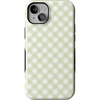 image:imageCasely iPhone 15 Plus Case  Mint Lattice  Sunday Best  Bold Protective Design  Compatible with MagSafe