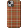 image:imageCasely iPhone 15 Plus Case  Spiced Chai  Fall Plaid  Bold Protective Design  MagSafe Compatible Design