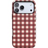 image:imageCasely iPhone 17 Pro Case  Checked Twice  Red Plaid  Bold Protective Design  MagSafe Compatible Design