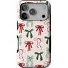 image:imageCasely iPhone 17 Pro Case  Festive Girlie  Holiday Bows  Bold Protective Design  MagSafe Compatible Design