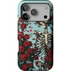 image:imageCasely iPhone 17 Pro Case  Forever Grateful  Grateful Dead Skeleton Floral  Bold Protective Design  Compatible with MagSafe