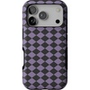 image:imageCasely iPhone 17 Pro Case  Harlequin Midnight Diamond  Black and Purple  Bold Protective Design  MagSafe Compatible Design