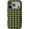 image:imageCasely iPhone 17 Pro Case  Harlequin Wicked Diamond  Black and Green  Bold Protective Design  MagSafe Compatible Design