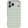 image:imageCasely iPhone 17 Pro Case  Pastel Picnic  Blue amp Green Gingham  Compatible with MagSafe  Classic Ultra Thin Design