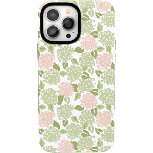 image:imageCasely iPhone 13 Pro Case  Hydrangea Haze  Floral Garden  Bold Protective Design  Compatible with MagSafe