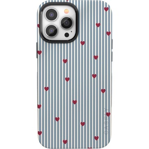 image:imageCasely iPhone 13 Pro Case  Love Lines  Blue Stripes  Bold Protective Design  MagSafe Compatible Design