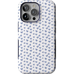 image:imageCasely iPhone 13 Pro Case  Lovebug  Blue Hearts  Bold Protective Design  Compatible with MagSafe