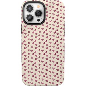image:imageCasely iPhone 13 Pro Case  Lovebug  Mauve Hearts  Bold Protective Design  MagSafe Compatible Design