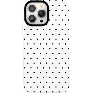 image:imageCasely iPhone 13 Pro Case  On the Dot  White Polka Dot  Bold Protective Design  Compatible with MagSafe