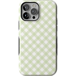image:imageCasely iPhone 13 Pro Case  Sage Green Gingham  Sunday Best  Bold Protective Design  Compatible with MagSafe