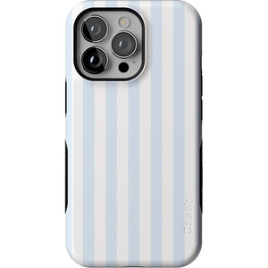 image:imageCasely iPhone 13 Pro Case  Sunday Best  Blue Stripes  Compatible with MagSafe  Bold Protective Design