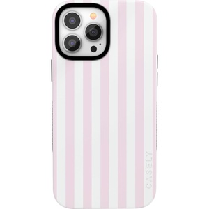 image:imageCasely iPhone 13 Pro Case  Sunday Best  Pink Stripes  Bold Protective Design  Compatible with MagSafe