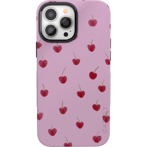 image:imageCasely iPhone 13 Pro Case  Very Cherry  Painted Cherries  Bold Protective Design  MagSafe Compatible Design