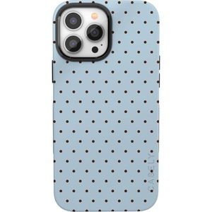image:imageCasely iPhone 13 Pro Max Case  On the Dot  Blue amp Brown Polka Dot  Bold Protective Design  Compatible with MagSafe