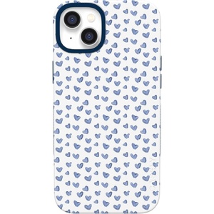 image:imageCasely iPhone 14 Case  Lovebug  Blue Hearts  Bold Protective Design  Compatible with MagSafe