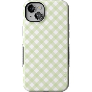 image:imageCasely iPhone 14 Case  Mint Lattice  Sunday Best  Bold Protective Design  Compatible with MagSafe