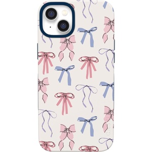 image:imageCasely iPhone 14 Plus Case  Coquette Girlie  Pastel Bows  Bold Protective Design  Compatible with MagSafe