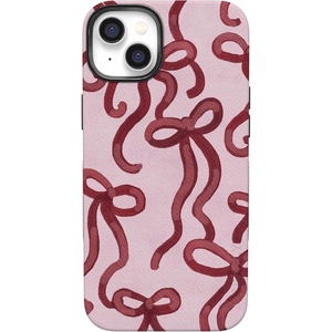 image:imageCasely iPhone 14 Plus Case  Love Me Knot  Mauve Bow  Bold Protective Design  MagSafe Compatible Design