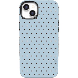 image:imageCasely iPhone 14 Plus Case  On the Dot  Blue amp Brown Polka Dot  Bold Protective Design  Compatible with MagSafe