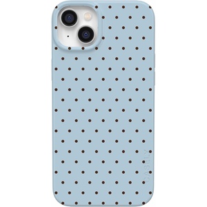 image:imageCasely iPhone 14 Plus Case  On the Dot  Blue amp Brown Polka Dot  Compatible with MagSafe  Classic Ultra Slim Design