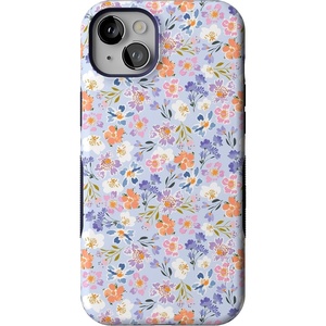 image:imageCasely iPhone 14 Plus Case  Poppy Meadows  Pastel Floral  Bold Protective Design  Compatible with MagSafe
