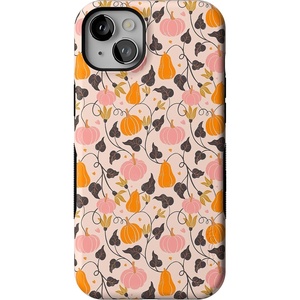 image:imageCasely iPhone 14 Plus Case  Pumpkin Princess  Harvest Vines  Bold Protective Design  MagSafe Compatible Design