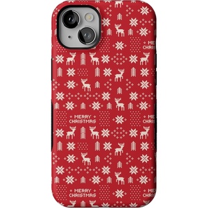 image:imageCasely iPhone 14 Plus Case  Stocking Stuffer  Christmas Knit  Bold Protective Design  MagSafe Compatible Design