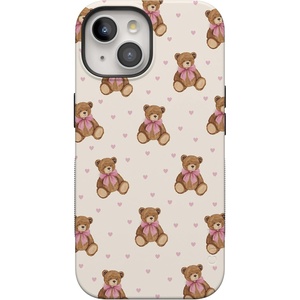 image:imageCasely iPhone 15 Plus Case  Cuddle Up  Teddy Bear  Bold Protective Design  MagSafe Compatible Design