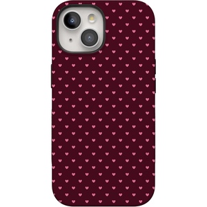 image:imageCasely iPhone 15 Plus Case  Heart Noir  Tiny Hearts  Bold Protective Design  MagSafe Compatible Design
