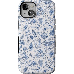 image:imageCasely iPhone 15 Plus Case  Hop amp Bloom  Bunny Toile  Bold Protective Design  Compatible with MagSafe