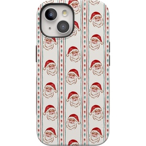 image:imageCasely iPhone 15 Plus Case  Jolly St Nick  Retro Claus  Bold Protective Design  MagSafe Compatible Design