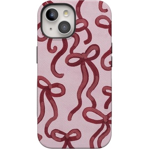 image:imageCasely iPhone 15 Plus Case  Love Me Knot  Mauve Bow  Bold Protective Design  MagSafe Compatible Design